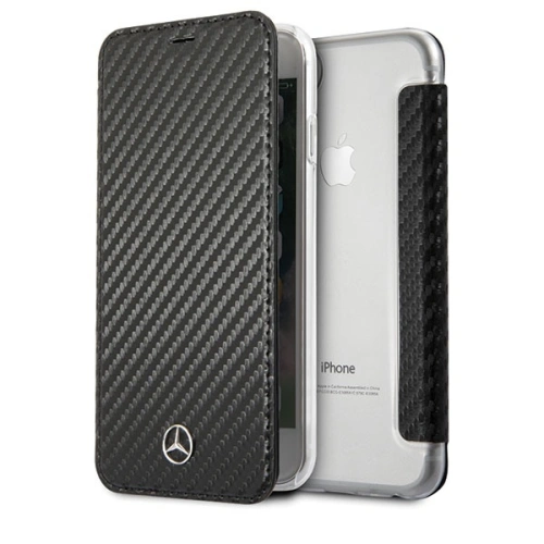 Kup Etui Mercedes MEFLBKI8CFBK Apple iPhone SE 2022/SE 2020/8/7 könyv fekete/black - MRS003BLK - {ean13} - Sklep Home Screen