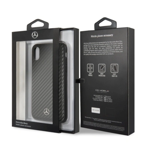 Kup Etui Mercedes MEHCI65SRCFBK Apple iPhone XS Max kemény tok fekete/czarny Dynamic - MRS008BLK - {ean13} - Sklep Home Screen