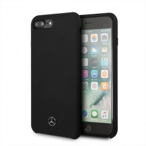 Kup Etui Mercedes MEHCI8LSILBK Apple iPhone 8/7 Plus hardcase černý/black Slicone Line - MRS011BLK - {ean13} - Sklep Home Screen