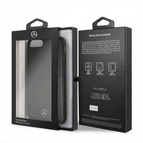 Kup Mercedes Apple Tasche MEHCI8LSRCFBK iPhone 8/7 Plus Hartschalenetui schwarz/schwarz - MRS012BLK - {ean13} - Sklep Home Screen