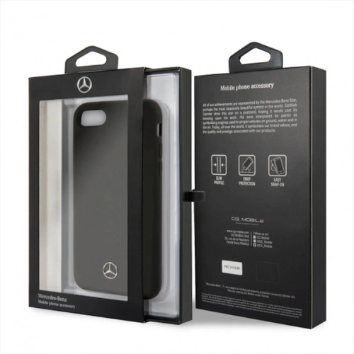 Kup Etui Mercedes MEHCI8SILBK Apple iPhone SE 2022/SE 2020/8/7 hardcase černý/black Silicone Line - MRS013BLK - {ean13} - Sklep Home Screen