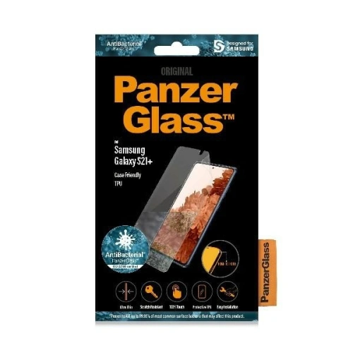 Buy PanzerGlass TPU Samsung Galaxy S21+ Plus Case Friendly Antibacterial - PZG007 - {ean13} - Home Screen Store Europe