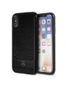 Mercedes Apple Tasche MEHCPXHACABK iPhone X/XS Hartschalenetui schwarz/schwarz Real Carbon Dynamic