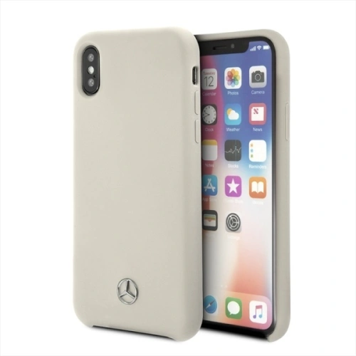 Buy Mercedes MEHCPXSILBE Apple iPhone X hard case beige - MRS022BEI - {ean13} - Home Screen Store Europe