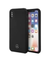 Buy Mercedes MEHCPXSILBK Apple iPhone X/XS hardcase black Silicone Line - MRS023BLK - {ean13} - Home Screen Store Europe