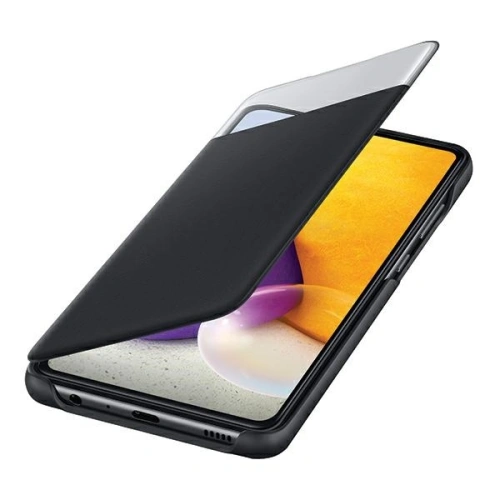 Kup Samsung Gehäuse Galaxy A72 5G EF-EA725PB schwarz/schwarz S View Wallet Cover - SMG394BLK - {ean13} - Sklep Home Screen