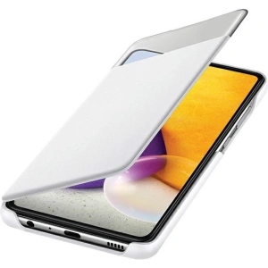 Kup Samsung Gehäuse Galaxy A72 5G EF-EA725PW weiß/weiß S View Wallet Cover - SMG395WHT - {ean13} - Sklep Home Screen