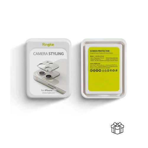 Buy Ringke Camera Styling Apple iPhone 12 mini Silver - RGK1361SLV - {ean13} - Home Screen Store Europe