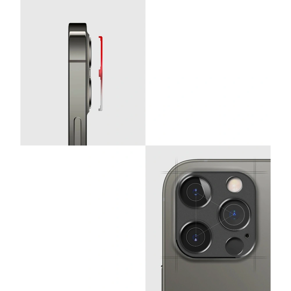 Nakładka na wysepkę iPhone 12 Pro - Ringke Camera Styling - Home Screen