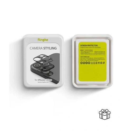Kup Nakładka Ringke Camera Styling Apple iPhone 12 Pro Max Silver - RGK1368SLV - {ean13} - Sklep Home Screen