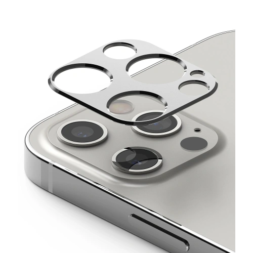 Kup Nakładka Ringke Camera Styling Apple iPhone 12 Pro Max Silver - RGK1368SLV - {ean13} - Sklep Home Screen