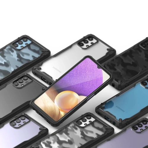 Buy Ringke Fusion-X Design Samsung Galaxy A32 5G Camo (Moro) Black - RGK1373MOB - {ean13} - Home Screen Store Europe