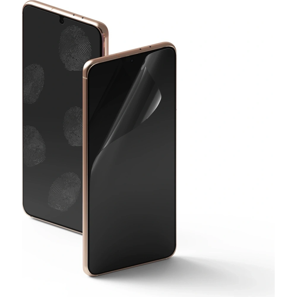 2x folia Samsung Galaxy S21 - Ringke Easy Flex - Home Screen