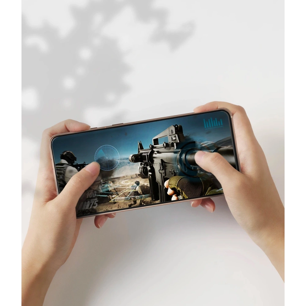 2x folia Samsung Galaxy S21 - Ringke Easy Flex - Home Screen