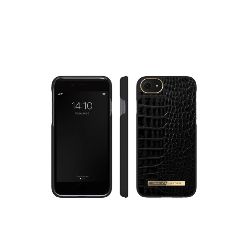 Kup Etui iDeal of Sweden Atelier Apple iPhone SE 2022/SE 2020/8/7 (Neo Noir Croco) - IDS418NEONOICRO - {ean13} - Sklep Home Screen