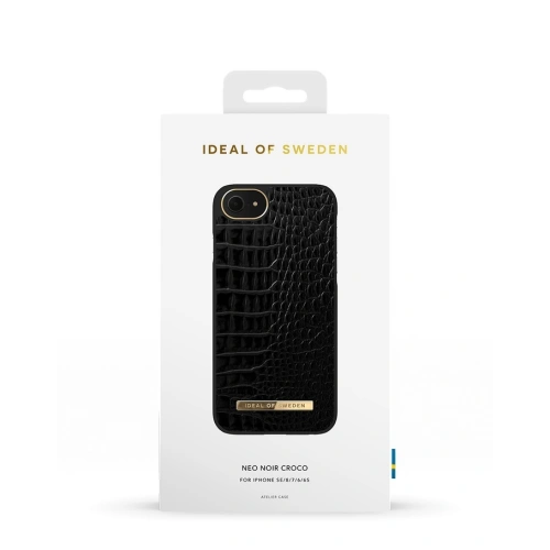 Kup Etui iDeal of Sweden Atelier Apple iPhone SE 2022/SE 2020/8/7 (Neo Noir Croco) - IDS418NEONOICRO - {ean13} - Sklep Home Screen