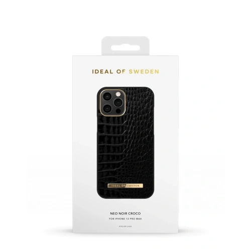Kup iDeal of Sweden Apple Tasche Atelier iPhone 12 Pro Max (Neo Noir Kroko) - IDS395NEONOICRO - {ean13} - Sklep Home Screen