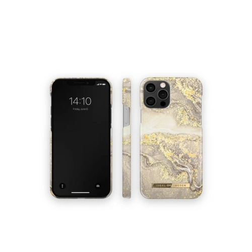 Buy iDeal of Sweden Fashion Apple iPhone 12/12 Pro (Sparkle Greige Marble) - IDS340SPAGREMRB - {ean13} - Home Screen Store Europe