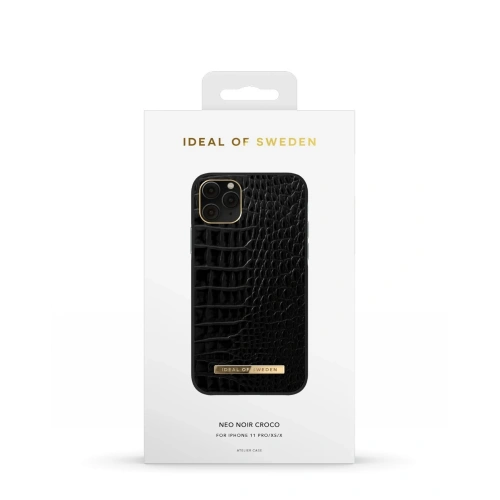 Kup Etui iDeal of Sweden Atelier Apple iPhone 11 Pro/XS/X (Neo Noir Croco) - IDS396NEONOICRO - {ean13} - Sklep Home Screen