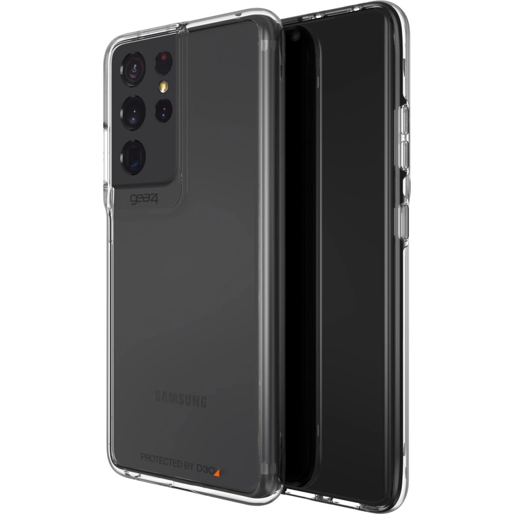 Etui z powłoką antybakteryjną GEAR4 Crystal Palace Samsung Galaxy S21+ Plus (przezroczysta)