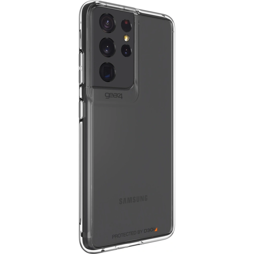 Etui z powłoką antybakteryjną GEAR4 Crystal Palace Samsung Galaxy S21+ Plus (przezroczysta)