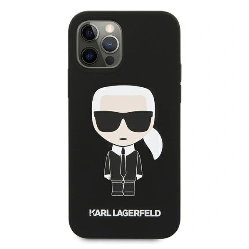 Kup Karl Lagerfeld Apple Tasche KLHCP12LSLFKBK iPhone 12 Pro Max Hartschale schwarz/schwarz Silikon Iconic - KLD468BLK - {ean13} - Sklep Home Screen