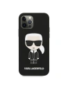 Kup Etui Karl Lagerfeld KLHCP12LSLFKBK Apple iPhone 12 Pro Max hardcase negru/black Silicone Iconic - KLD468BLK - {ean13} - Sklep Home Screen