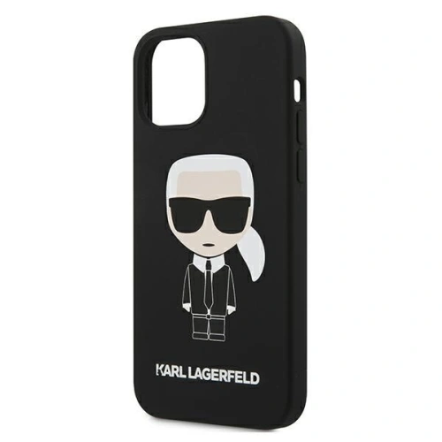 Kup Karl Lagerfeld Apple Tasche KLHCP12LSLFKBK iPhone 12 Pro Max Hartschale schwarz/schwarz Silikon Iconic - KLD468BLK - {ean13} - Sklep Home Screen