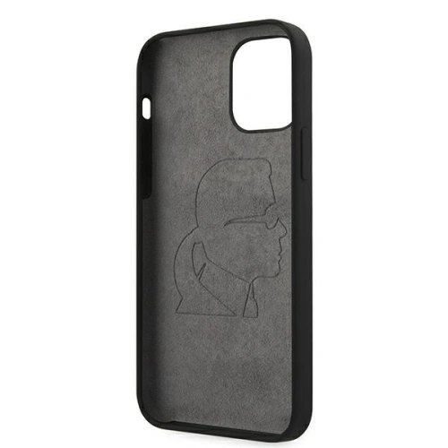 Kup Karl Lagerfeld Apple Tasche KLHCP12LSLFKBK iPhone 12 Pro Max Hartschale schwarz/schwarz Silikon Iconic - KLD468BLK - {ean13} - Sklep Home Screen