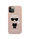 Kup Karl Lagerfeld Apple Tasche KLHCP12LSLFKPI iPhone 12 Pro Max Hartschale hellrosa/hellrosa Silikon Iconic - KLD469PNK - {ean13} - Sklep Home Screen