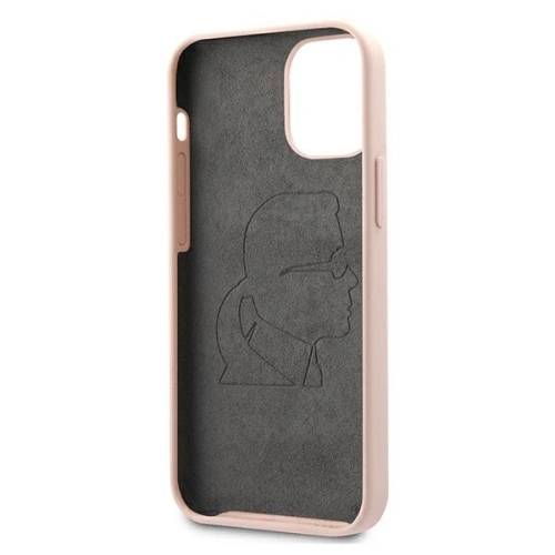 Kup Karl Lagerfeld Apple Tasche KLHCP12LSLFKPI iPhone 12 Pro Max Hartschale hellrosa/hellrosa Silikon Iconic - KLD469PNK - {ean13} - Sklep Home Screen