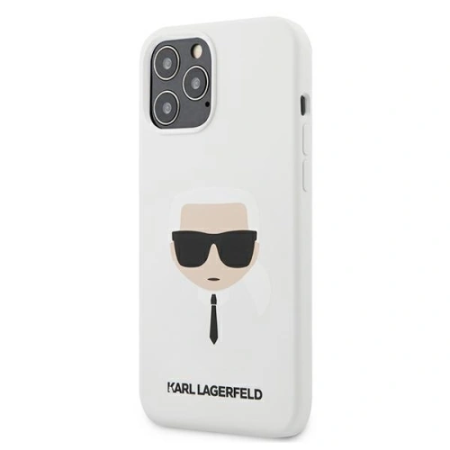 Kup Karl Lagerfeld Apple Tasche KLHCP12LSLKHWH iPhone 12 Pro Max weiß/weiß Hartschale Silikon Karl`s Head - KLD470WHT - {ean13} - Sklep Home Screen
