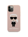 Kup Etui Karl Lagerfeld KLHCP12MSLFKPI Apple iPhone 12/12 Pro hardcase roz pale/roz deschis Silicone Iconic - KLD472PNK - {ean13} - Sklep Home Screen