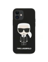 Kup Etui Karl Lagerfeld KLHCP12SSLFKBK Apple iPhone 12 mini hardcase černý/black Silicone Iconic - KLD473BLK - {ean13} - Sklep Home Screen