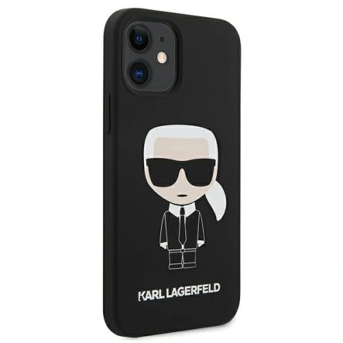 Kup Etui Karl Lagerfeld KLHCP12SSLFKBK Apple iPhone 12 mini hardcase černý/black Silicone Iconic - KLD473BLK - {ean13} - Sklep Home Screen