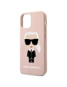 Kup Karl Lagerfeld Apple Tasche KLHCP12SSLFKPI iPhone 12 mini hardcase hellrosa/hellrosa Silikon Iconic - KLD474PNK - {ean13} - Sklep Home Screen