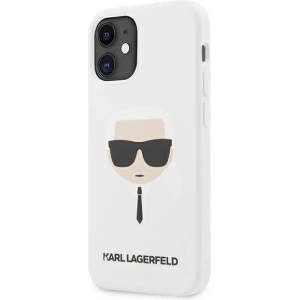Kup Etui Karl Lagerfeld KLHCP12SSLKHWH Apple iPhone 12 mini biały/white hardcase Silicone Karl`s Head - KLD475WHT - {ean13} - Sklep Home Screen