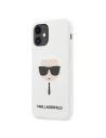 Kup Etui Karl Lagerfeld KLHCP12SSLKHWH Apple iPhone 12 mini bílý/white hardcase Silicone Karl`s Head - KLD475WHT - {ean13} - Sklep Home Screen