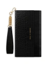 iDeal of Sweden Apple Tasche Clutch iPhone SE 2022/SE 2020/8/7 (Jet Black Croco)