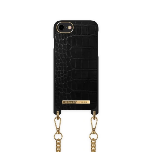 Kup iDeal of Sweden Apple Case Halskette iPhone SE 2022/SE 2020/8/7 (Jet Black Croco) - IDS411JETBLKCRO - {ean13} - Sklep Home Screen