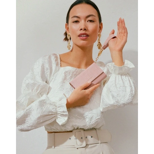 Buy iDeal of Sweden Clutch Apple iPhone 12/12 Pro (Misty Rose Croco) - IDS407MISROSCRO - {ean13} - Home Screen Store Europe