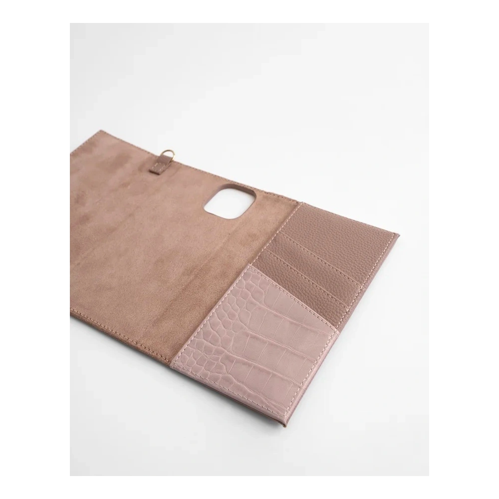 Etui iDeal of Sweden Clutch Apple iPhone 12/12 Pro (Misty Rose Croco)