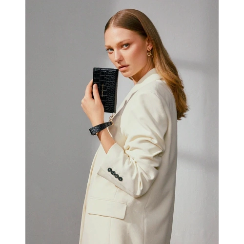 Kup iDeal of Sweden Apple Tasche Clutch iPhone 12/12 Pro (Jet Black Croco) - IDS403JETBLKCRO - {ean13} - Sklep Home Screen