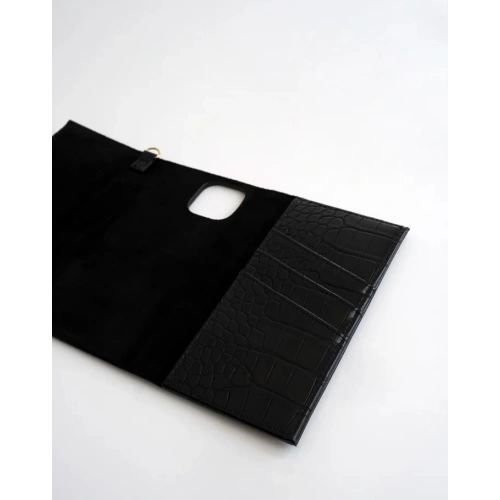 Kup Etui iDeal of Sweden Clutch Apple iPhone 12/12 Pro (Crocodile Negru Jet) - IDS403JETBLKCRO - {ean13} - Sklep Home Screen