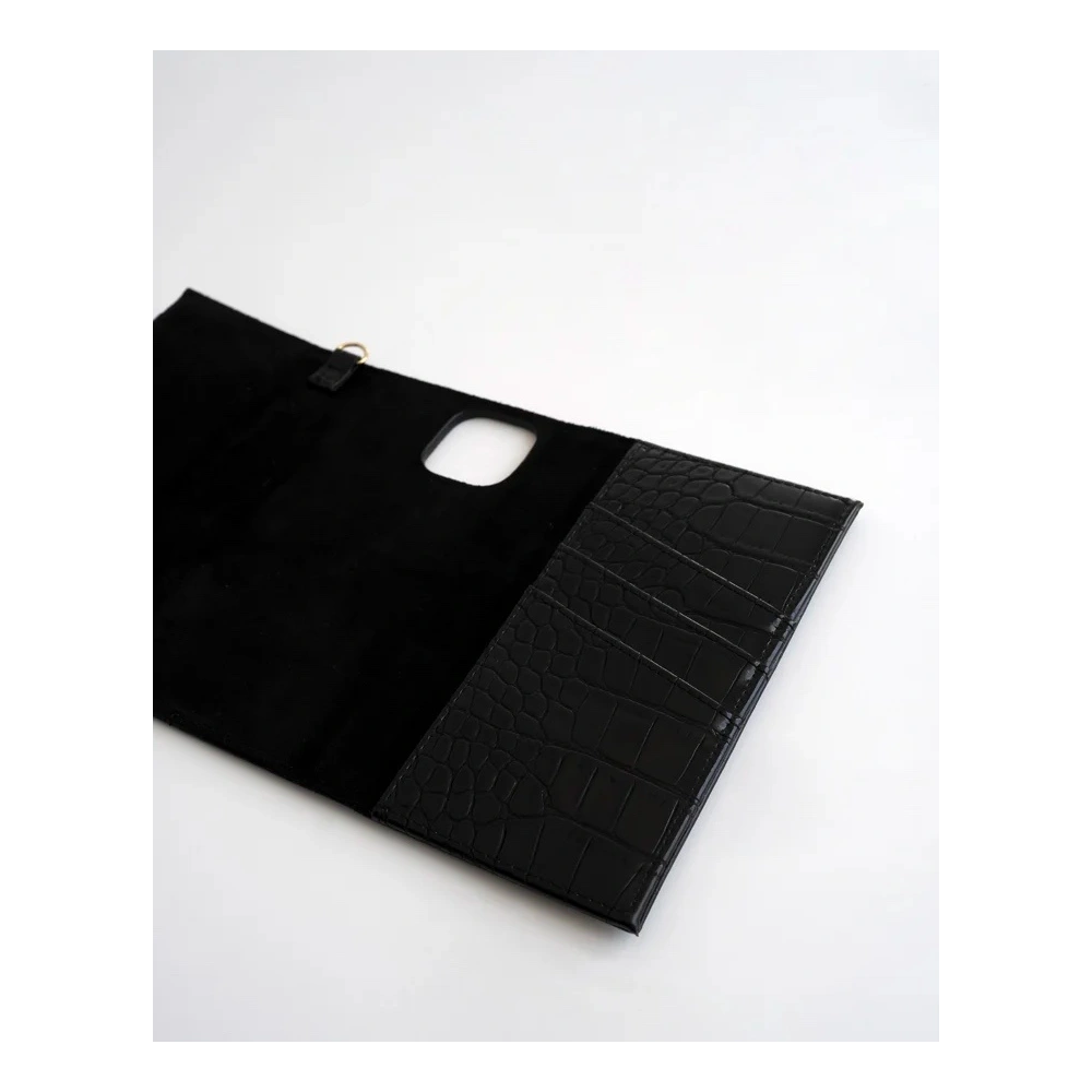 Etui iDeal of Sweden Clutch Apple iPhone 12/12 Pro (Jet Black Croco)