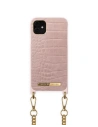 iDeal of Sweden Apple Case Halskette iPhone 12/12 Pro (Misty Rose Croco)