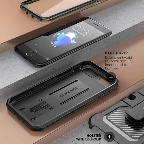 Kup Tok Supcase Unicorn Beetle Pro Apple iPhone SE 2022/SE 2020/8/7 Fekete - SPC156BLK - {ean13} - Sklep Home Screen