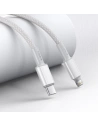 Kup Cablul USB-C la Lightning Baseus High Density Braided, 20W, PD, 2m (alb) - BSU2044WHT - {ean13} - Sklep Home Screen