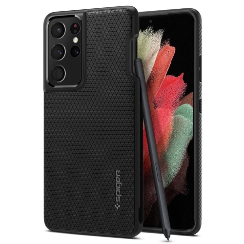 Kup Etui Spigen Liquid Air Pen Samsung Galaxy S21 Ultra Negru Mat - SPN1520BLK - {ean13} - Sklep Home Screen