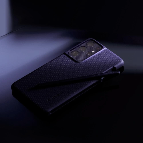 Kup Spigen Samsung Case Liquid Air Pen Galaxy S21 Ultra Matt Schwarz - SPN1520BLK - {ean13} - Sklep Home Screen